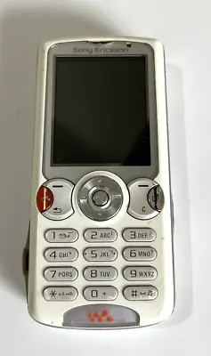 Vintage White Sony Ericsson Walkman Mobile Phone W810i For Parts Only • £27.78