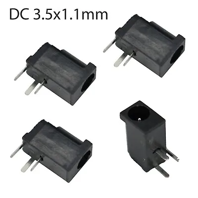 4x 3.5mm X 1.1mm PCB DC Power Supply Socket Connector / Barrel Jack • £3.79