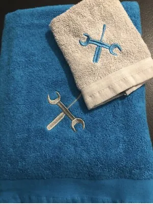 £19.99 • Buy Embroidered Towel Gift Set - Spanners Mechanic