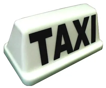 10  Led Taxi Roof Sign White Magnetic Taxi Sign Taxi On Both Sides • $48.62