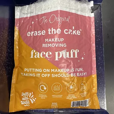 Erase&Cake Makeup Removing PuffAnti-bacterial Anti-microbialopen Box Newitems • $18.88