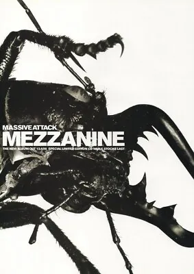 Massive Attack - Mezzannine - Full Size Magazine Advert • £5.99