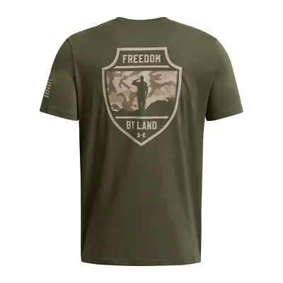 Under Armour 1385949 Men's UA Freedom By Land Graphic Tee Short Sleeve T-Shirt • $26.99