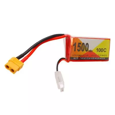 High-performance 7.4V 1500mAh 2S Lipo Battery For H210 RC (XT60 Plug • £11.71