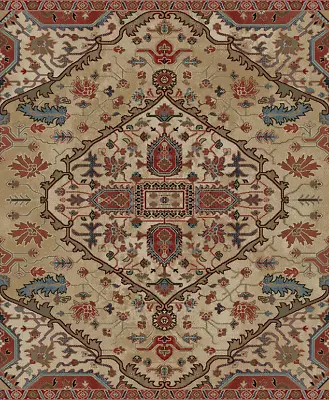 Divine Area Rug Runner Lodge Cabin Rustic Abstract Beige Red Blue Matching Set • $39.99