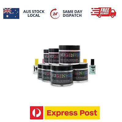 NUGENESIS SNS Dipping Powder Nail System Colours Jar Size 2oz All In One Place • $32.95