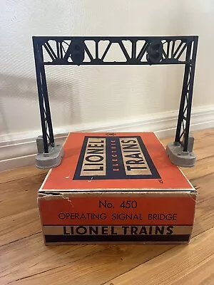 Vintage Lionel No. 450 Operating Signal Bridge With Original Box • $39.99