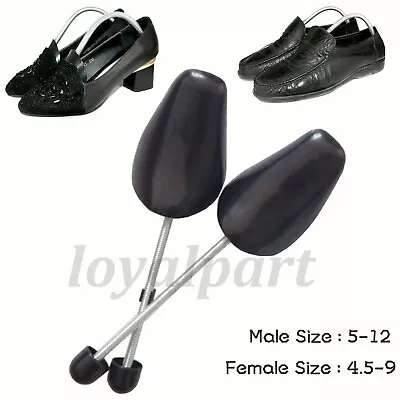 Pair Adjustable Shoe Support Shapers Plastic Keepers Stretchers Trees Men Women • $8.45