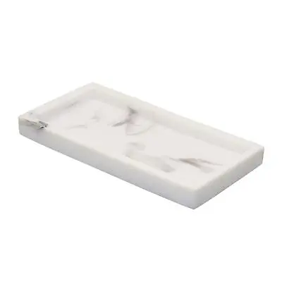 Resin Bathtub Tray Plate Countertop Organizer For Candles Soap Perfume Plant • £14.30