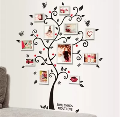 Family Tree🌳 For Photo Frames Wall Stickers Photo Home Decor UK Stock • £5.90