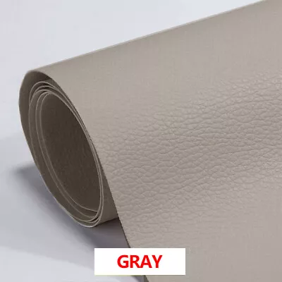 Continuous Marine Vinyl Fabric Faux Leather Auto Upholstery By The Yard 20*54in • $11.38