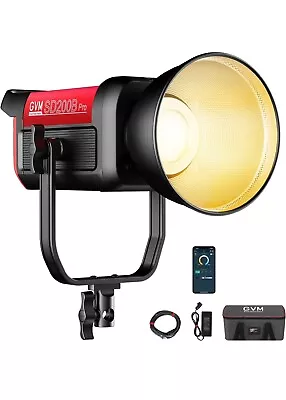 GVM 200W LED Video Light PRO SD200B Photography Lighting Kit With Bluetooth ... • $199.99