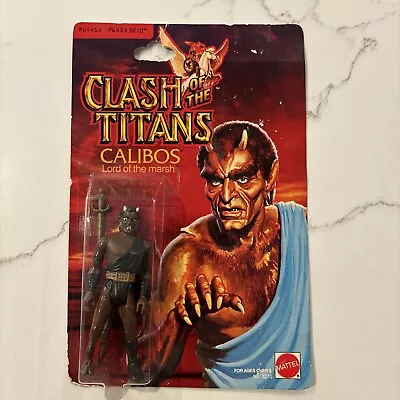 1980 Vintage Mattel CLASH OF THE TITANS Calibos SEALED Action Figure MOC Toy !!! • $285