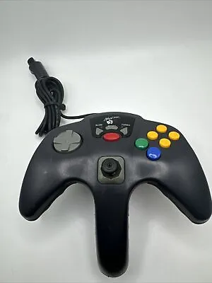 MadCatz N64 Advanced Control Pad Controller Dark Gray Turbo Slow Tested Working • $6.99
