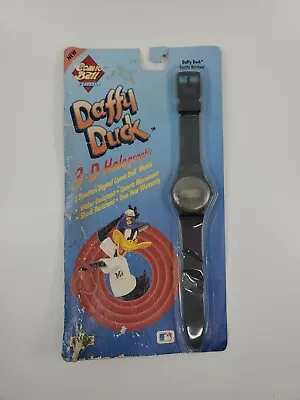 Black 1990 Comic Ball 3-d Holographic Watch Daffy Duck Seattle Mariners • $19.99