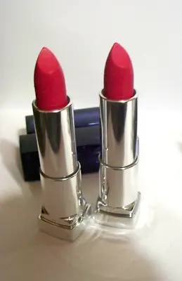Lot Of (2) Maybelline Colorsensational Lipsticks FIERY FUCHSIA 810 Imperfect • $8.95