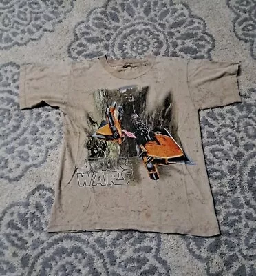 Vintage Star Wars Episode 1 Pod Racer Shirt Tan Small • $39.99