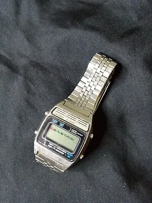 Rare Men's JAPAN Vintage DIGITAL Watch SEIKO PARTS/NONWORKING A134 5000 • $52.99