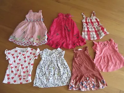 £2.99 • Buy 7 Baby Girls Bundle Dresses Top, Berlingot GAP F&F Age 12 - 18 Months