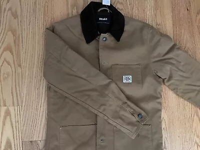 Deus Sz M Brand New Canvas Jacket Men’s Fleece Lined Duck Chore Barn Work Coat • $29