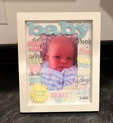 Malden Int. Picture Frame Newspaper Magazine Photo Baby Print CUTE  3.5  X 5.5  • $17
