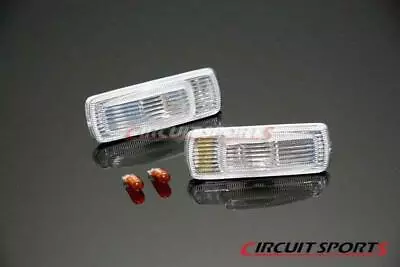 $31.50 • Buy Circuit Sports Front Clear Side Markers For 89-94 Nissan 240SX 180SX Silvia S13
