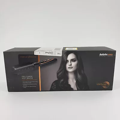 BaByliss Pro Lonic Titanium Large Hot Styler Brush BAB2338U 50mm • £54.99