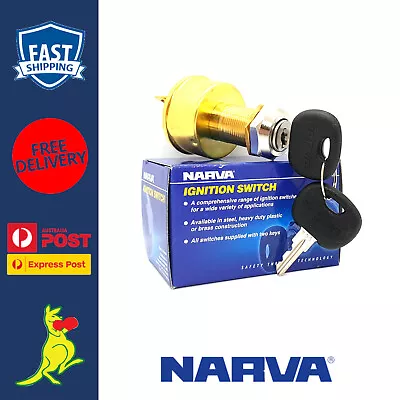 Narva 4 Position Ignition Switch Marine Grade Accessories Function 2 Keys 64012 • $53.99