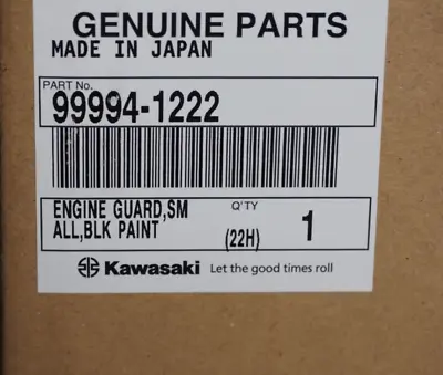 KAWASAKI Genuine W800 Engine Guards Small Black Crash Protectors 99994-1222 • $394.54