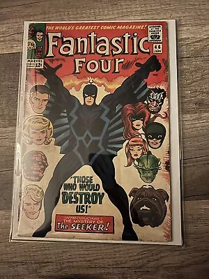 Fantastic Four #46 Jan 1966 *key* First Full Black Bolt! Marvel Classic!  Fine • $150