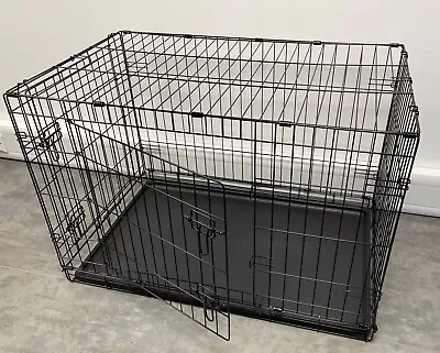 £45.99 • Buy Dog Cage Large 36 Inch  Pet  Puppy Crate/ Puppy Dog Training Pads Large Pack 100