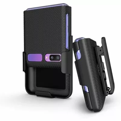 $14.95 • Buy Hard Protector Case Cover With Belt Clip Holster For Samsung Galaxy Z Flip Phone