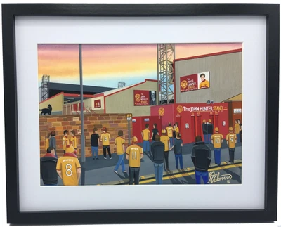£56 • Buy Motherwell F.C Fir Park Stadium High Quality Framed Art Print. Approx A4.