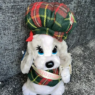 £22 • Buy Sad Sam  Puppy Dog Soft Plush Toy Vintage 1986 Grey Applause Honey Scottish New