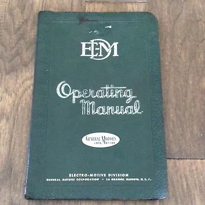 $59.99 • Buy 1946 EMD Diesel Freight Locomotive Operating Manual No 2308 C & NW Railway  GM