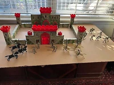 Authentic Vintage Marx #4709 Medieval Castle Fort - 1953 - Rare Nearly Complete • $125