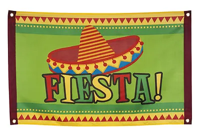 £5.49 • Buy Mexican Fiesta Fabric Flag  Party / Event Decoration - 2ft X 3ft  - New & Sealed