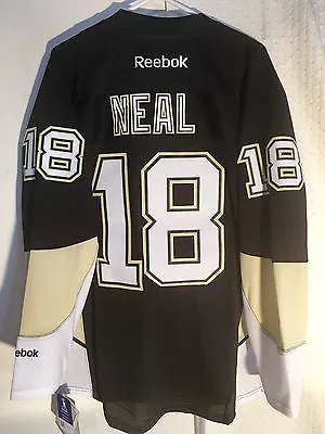 Reebok Premier NHL Jersey Pittsburgh Penguins James Neal Black Sz M • $24.99