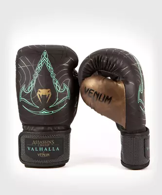 Venum Assassin's Creed Hook And Loop Boxing Gloves - 12 Oz. - Black • $81.25