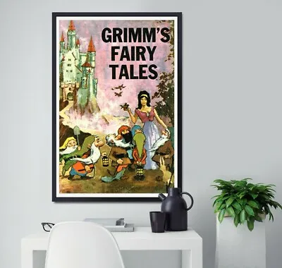 Grimm's Fairy Tales / Snow White POSTER! (up To 24  X 36 ) - Vintage Book Cover • $22