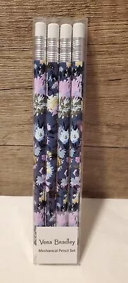 Vera Bradley Mechanical Pencils Set Of 4 Chrysanthemum Crush NEW IN PACKAGE • $12.95