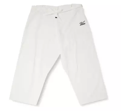 MIZUNO JAPAN JUDO Gi Cloth Pants YUSHO2015 TwillWeave Model 22JP5A7201 Size 3.5Y • $69.79