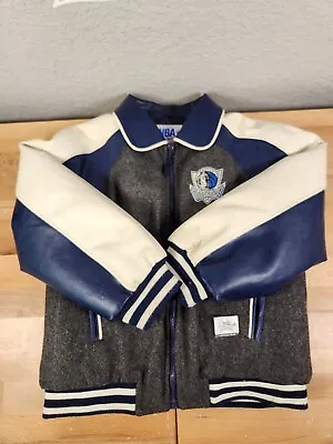 Vintage NBA Elevation DALLAS MAVERICKS Jacket Size 8-10 Youth Medium • $40