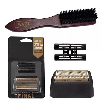 Replacement Foil Cutter Set For Wahl Finale Shaver Shaper & Wahl Skin Fade Brush • $48.46