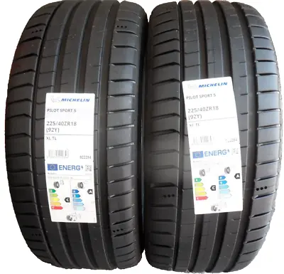 225 40 18 Michelin Pilot Sport5  XL 225/40/18 22540R18 (2 Tyres) • £254.36