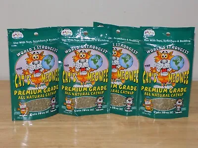 4PK Premium Grade All Natural Catnip Cat Lures World's Strongest The Cat's Meow • $10