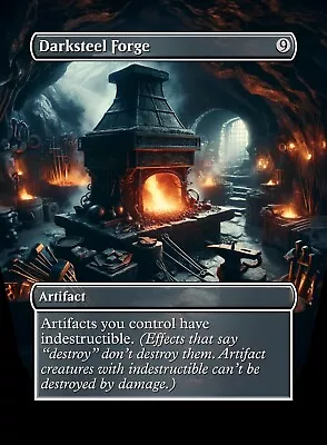 Darksteel Forge - High Quality Custom Altered Art Card • $3.99