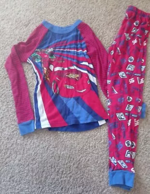 Disney Store Cars Lighting McQueen Pj Set Size 10 Pajamas Jammies Long Sleeve • $4.99