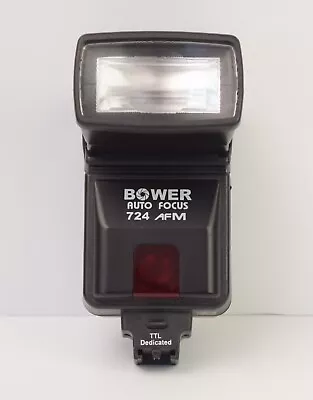 Bower Camera Flashgun 724 AFC Auto Focus Canon Dedicated Model Tested & Working • £19.99