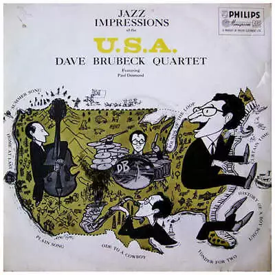 The Dave Brubeck Quartet - Jazz Impressions Of The U.S.A. (Vinyl) • £17.50